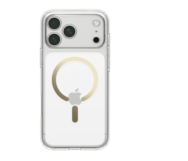 Spigen Ultra Hybrid MagSafe do iPhone 18 Pro/17 Pro (clear gold) - 1586384 - zdjęcie 4